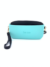 Load image into Gallery viewer, Be Me Baguette Bag - Mint with Black
