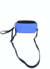 Load image into Gallery viewer, Be Me Baguette Bag - Blue with Black (On Sale)