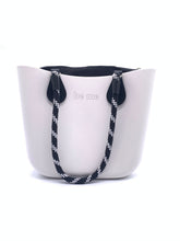 Load image into Gallery viewer, Be Me Bag Handles - Black With White Ropes