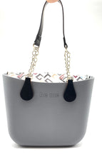 Load image into Gallery viewer, Be Me Bag Handles - Short Black with Chains