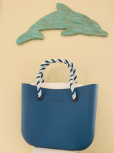 Load image into Gallery viewer, Be Me Bag Handles - Blues &amp; White Ropes