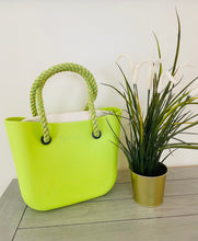 Load image into Gallery viewer, Be Me Bag Handles - Green &amp; Yellow Ropes